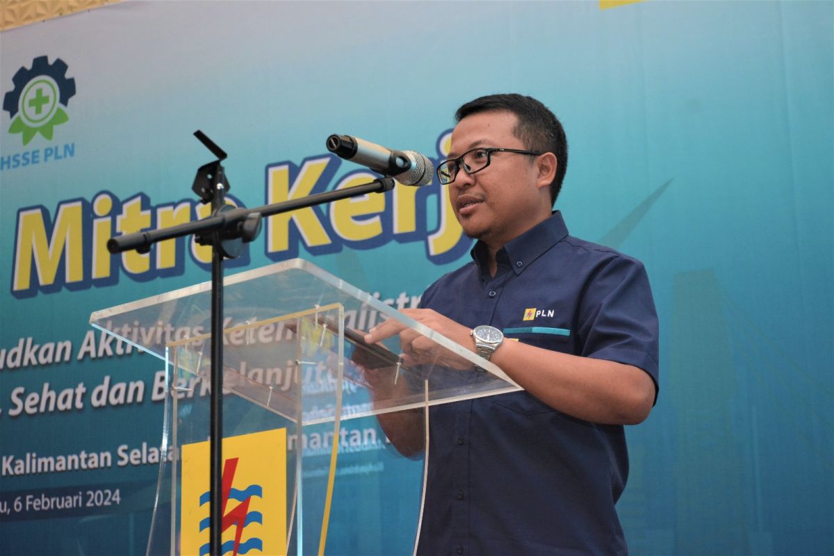 PLN UID Kalselteng gelar forum K3 mitra kerja wujudkan Core Value Akhlak BUMN