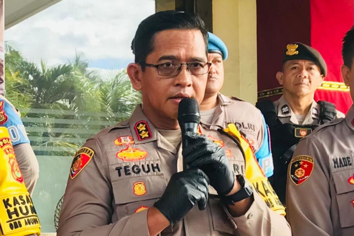 Polres Badung periksa 10 terduga pelaku penyerangan terhadap anggota TNI AD