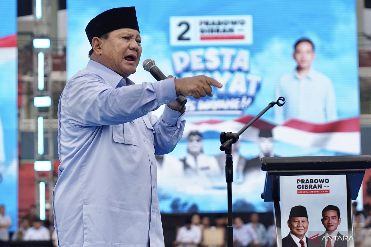 Data masuk sementara dari Populi Center, Prabowo-Gibran 60,67 persen dalam "quick count"