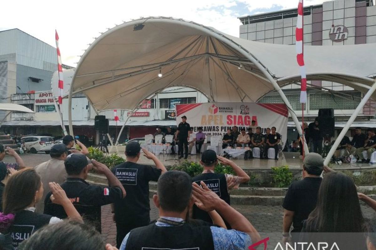 Bawaslu Manado apel siaga masuk masa tenang