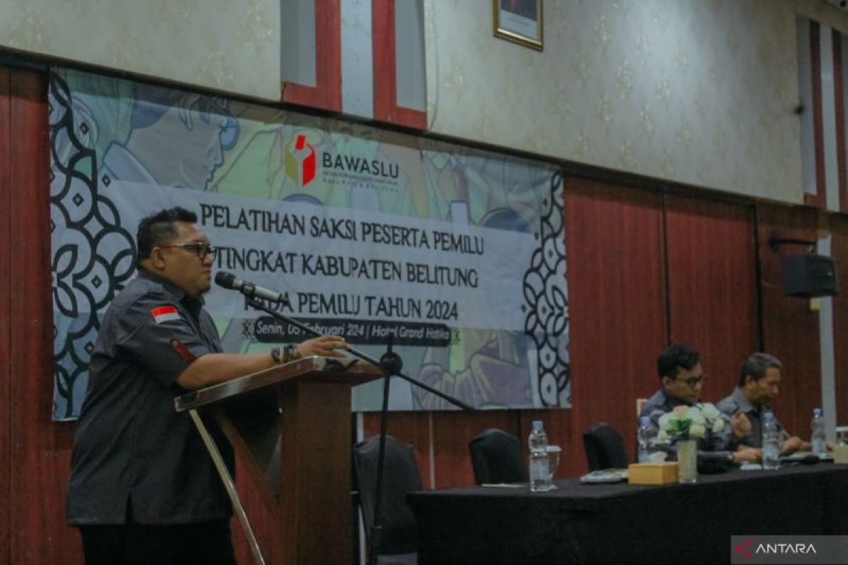 Bawaslu Belitung imbau peserta Pemilu 2024 copot APK secara mandiri