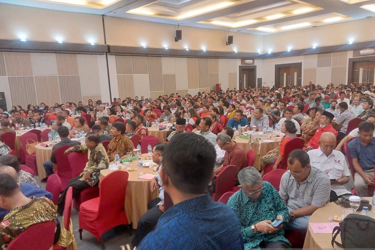 Ribuan masyarakat Batak di Pekanbaru gelar doa bersama satukan hati jelang pencoblosan