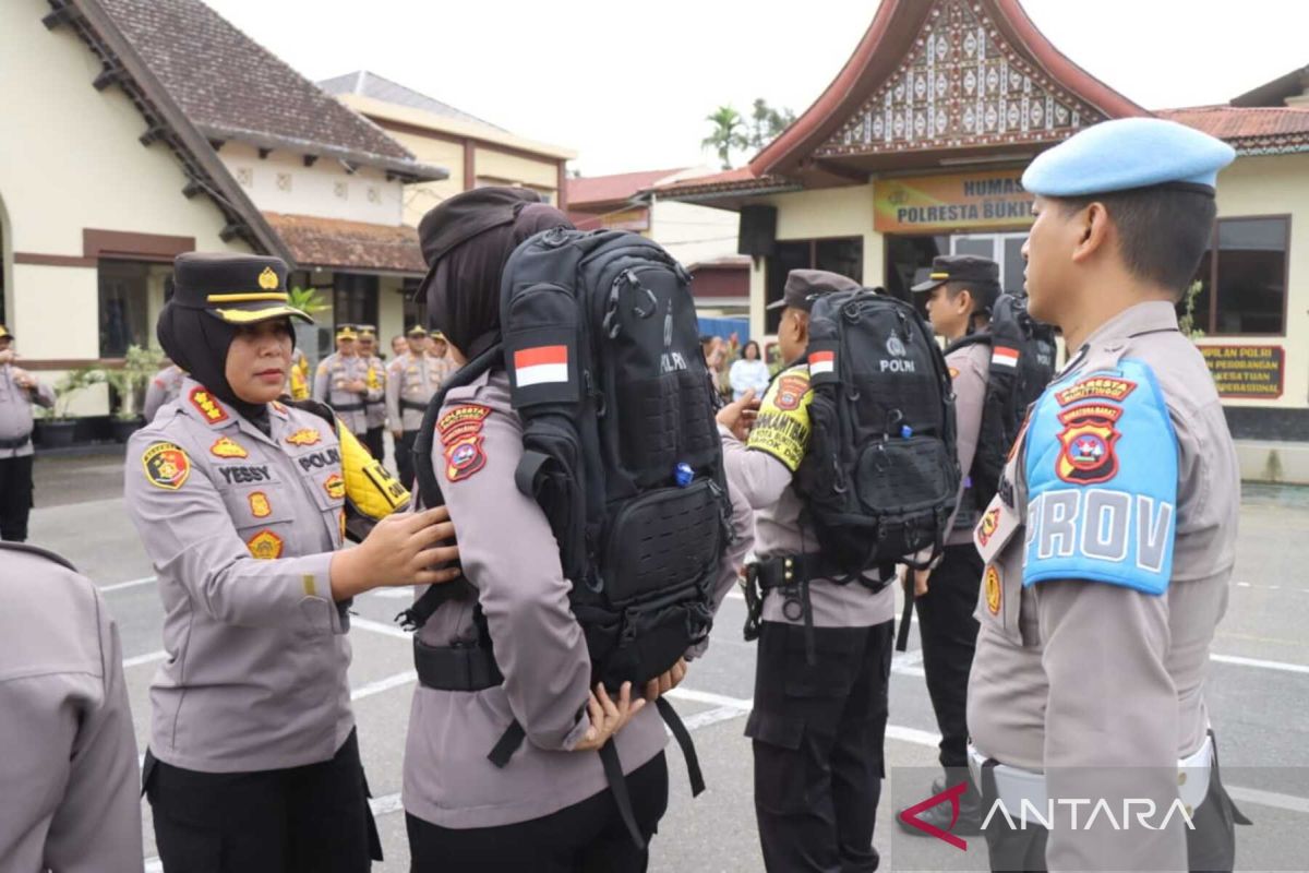 362 personel kepolisian disiagakan amankan TPS di Bukittinggi dan Agam Timur