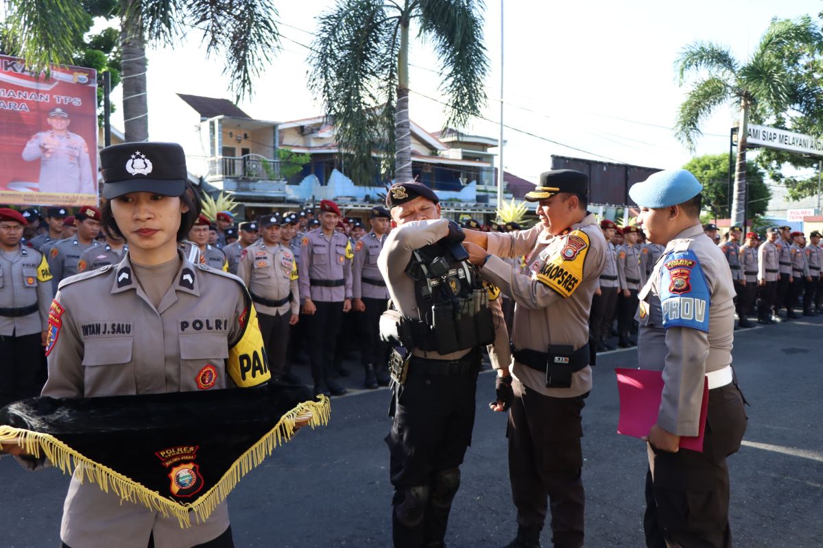 Polres Ternate geser pasukan untuk pengamanan  TPS