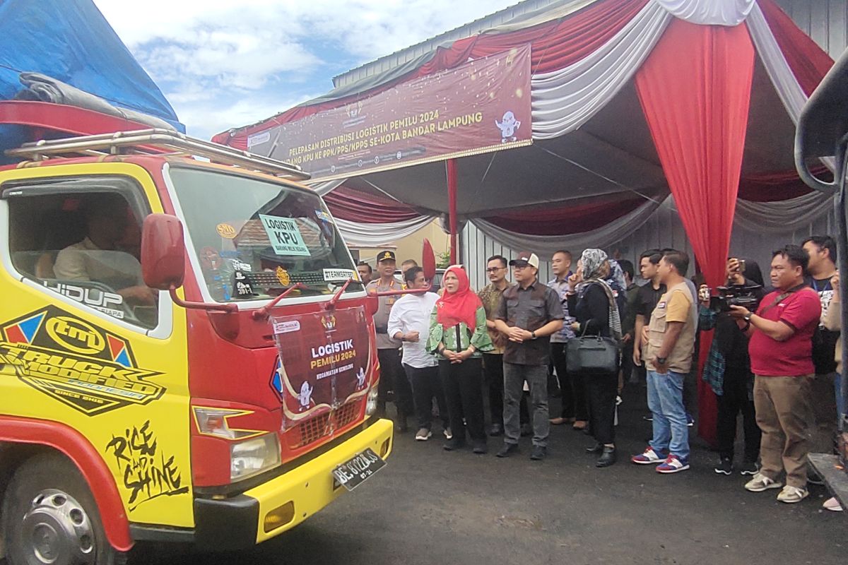 KPU Lampung sebut petugas adhoc di kecamatan jaga keamanan logistik pemilu