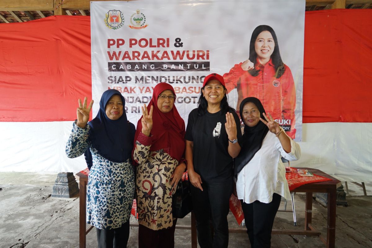 Persatuan Purnawirawan Polri Bantul deklarasi dukung Caleg DPR Yayuk Basuki