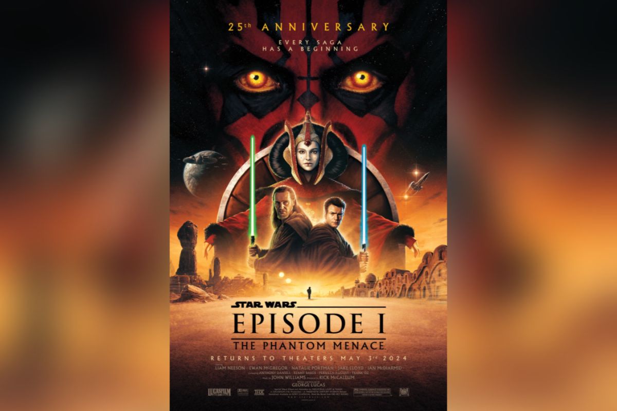 "Star Wars Episode I: The Phantom Menace" kembali tayang di bioskop