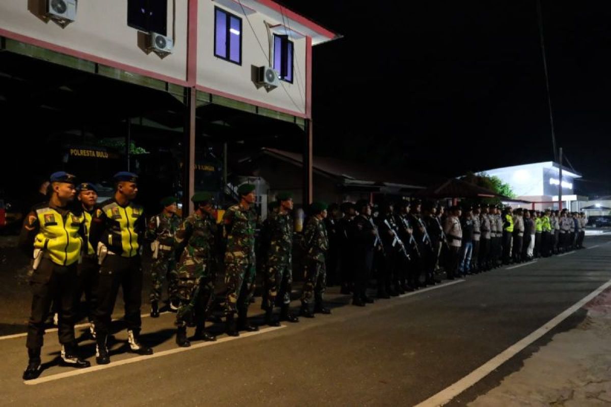 TNI - Polri Patroli Gabungan di Kaltara Jelang Tahap Inti Pemilu