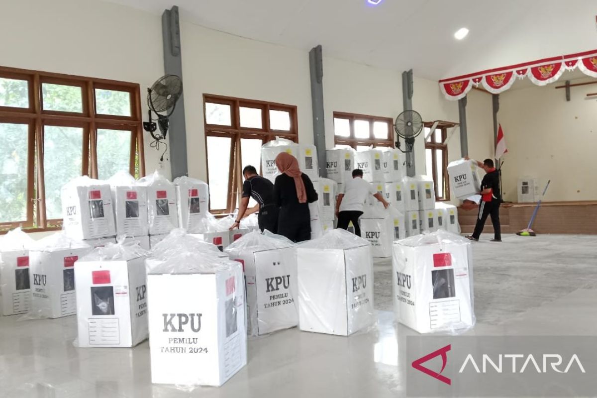 Logistik pemilu sudah tiba di Kecamatan Badau perbatasan Indonesia-Malaysia