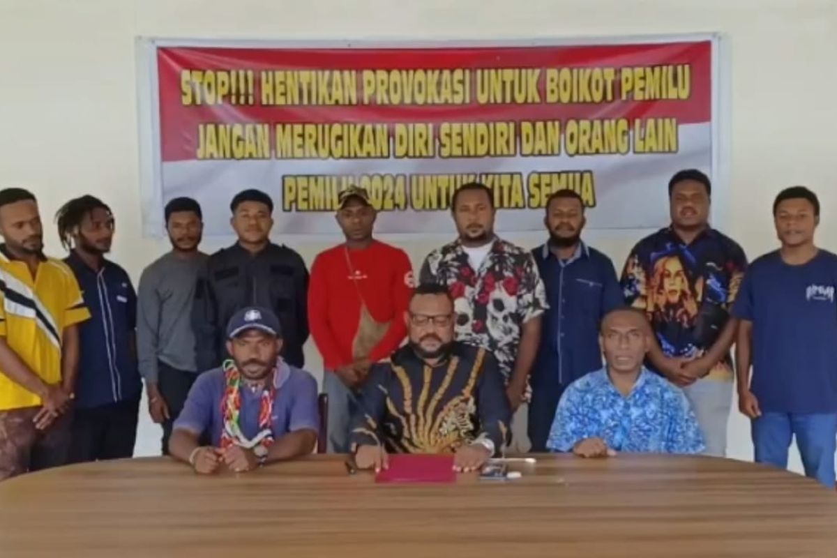 Tokoh adat Papua ajak warga tak terprovokasi ancaman boikot Pemilu