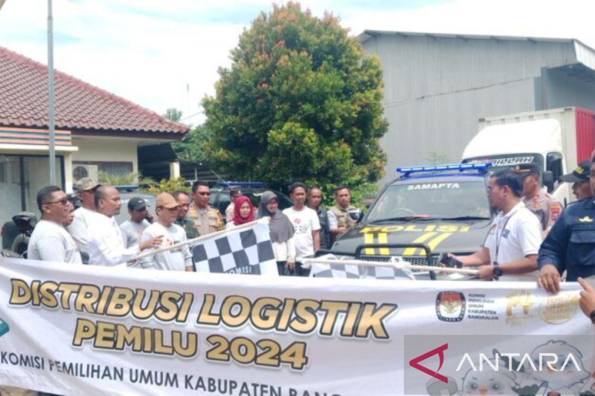 KPU Bangkalan mulai distribusikan logistik pemilu ke kecamatan