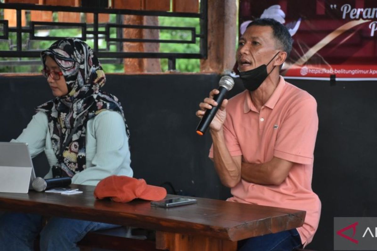 KPU Belitung Timur targetkan partisipasi pemilih 77,5 persen di pemilu 2024