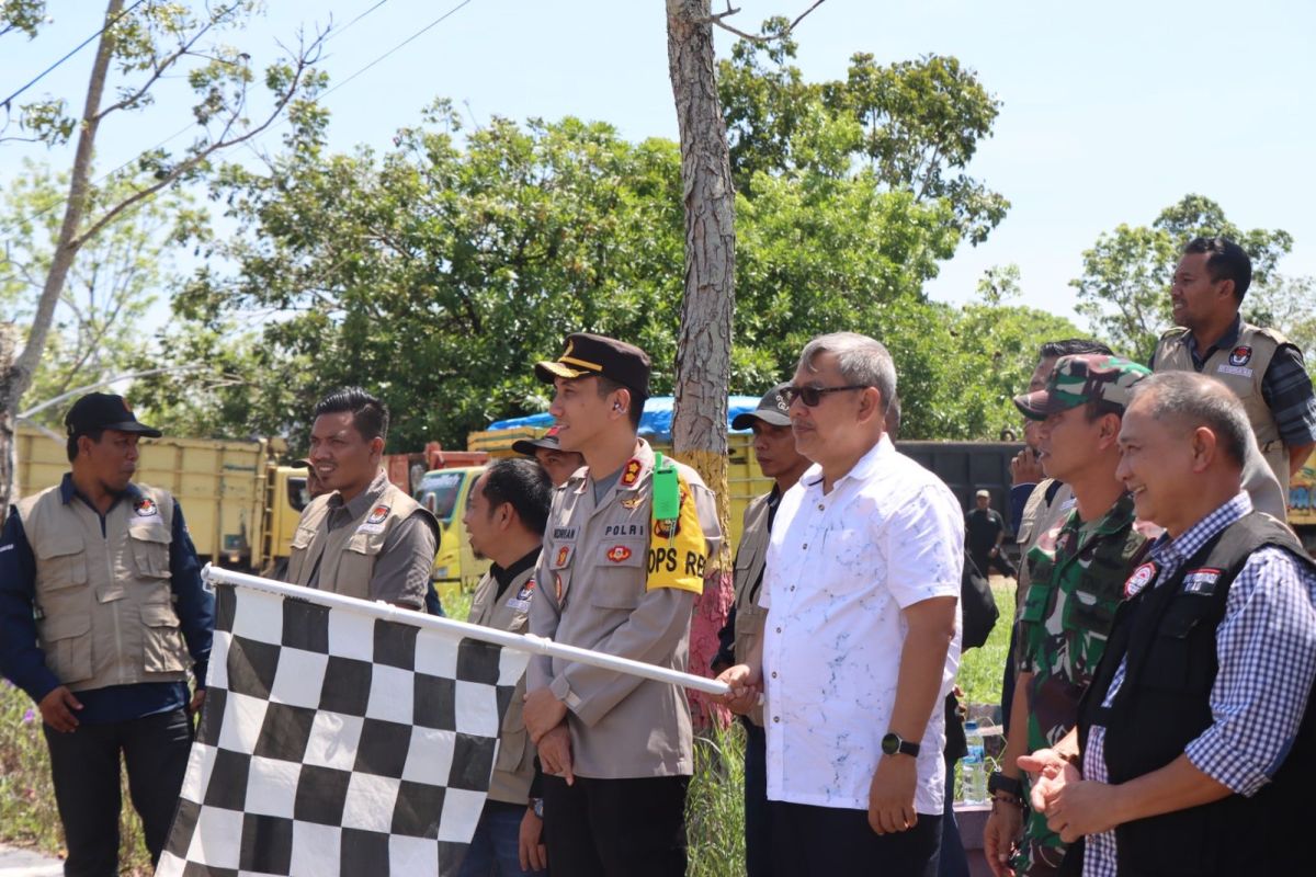 Distribusi 3 ribu kotak suara pemilu di Rohil dikawal ketat polisi