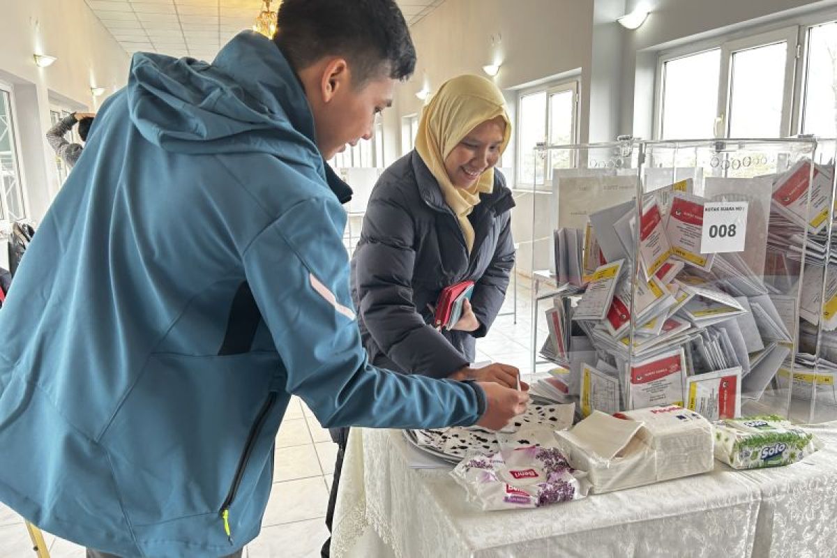 Pemungutan suara di TPSLN Ankara diramaikan bazar kuliner Indonesia
