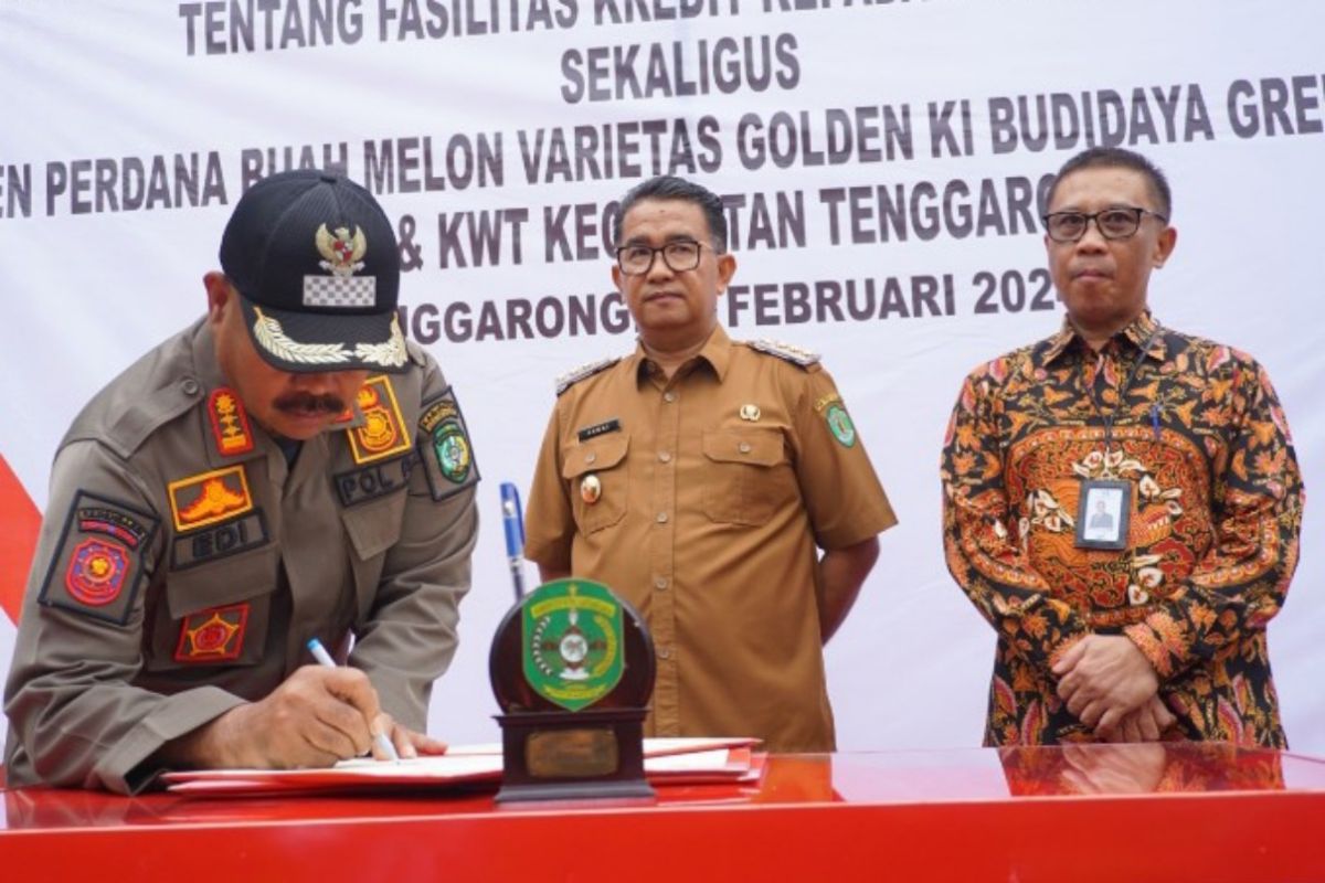 Tiga instansi tandatangani kesepakatan kredit untuk  petani Kukar