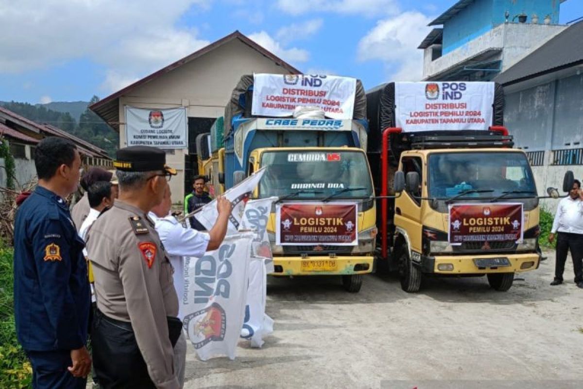 Polres Taput terjunkan 31 personel kawal pendistribusian logistik Pemilu