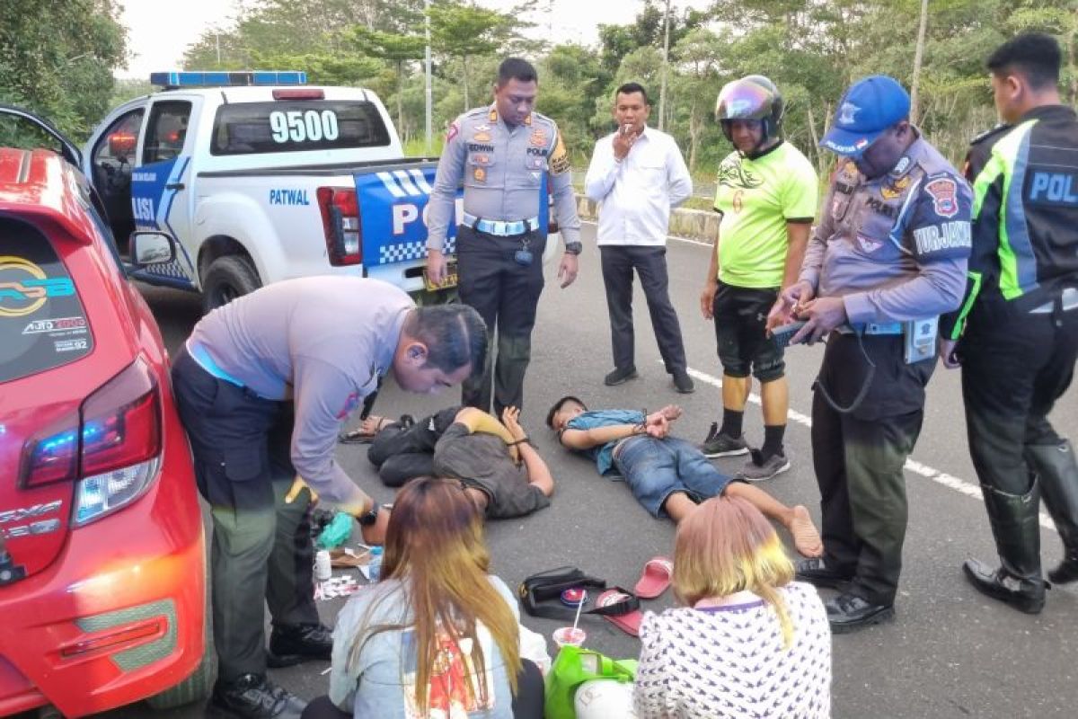 Polres Banjarbaru tangkap pemakai sabu saat pesta narkoba di mobil
