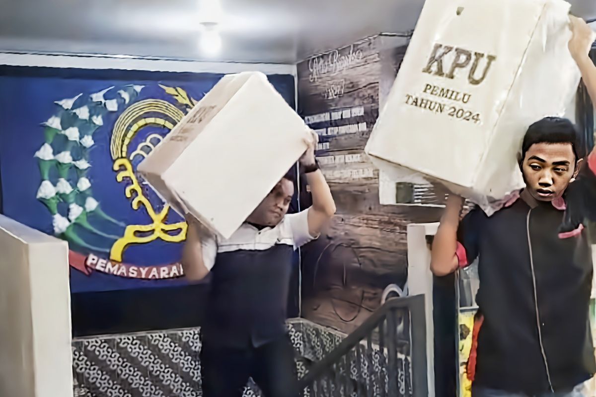 KPU Bandarlampung distribusikan logistik Pemilu ke Lapas Rajabasa