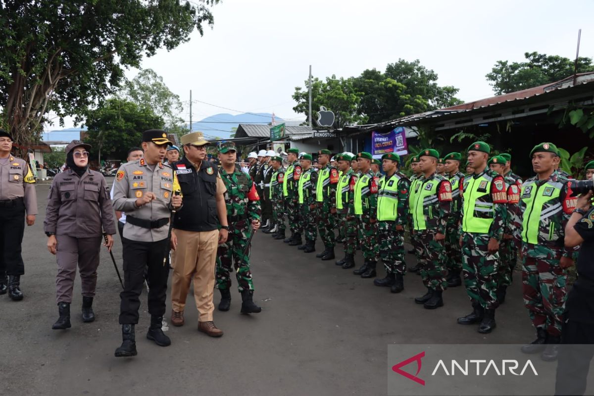 Polres Sukabumi Kota siagakan ratusan personel gabungan di TPS Pemilu 2024