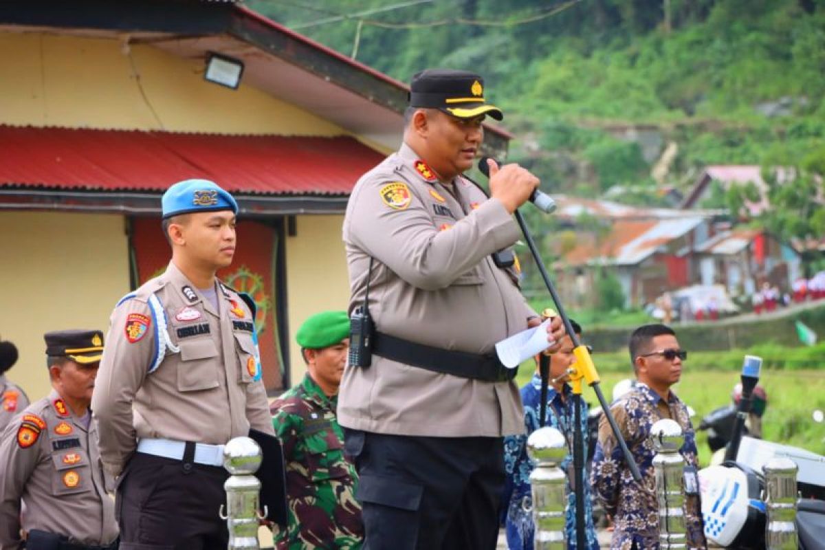 Polres Padang Panjang terjunkan 185 personil  ke 485 TPS
