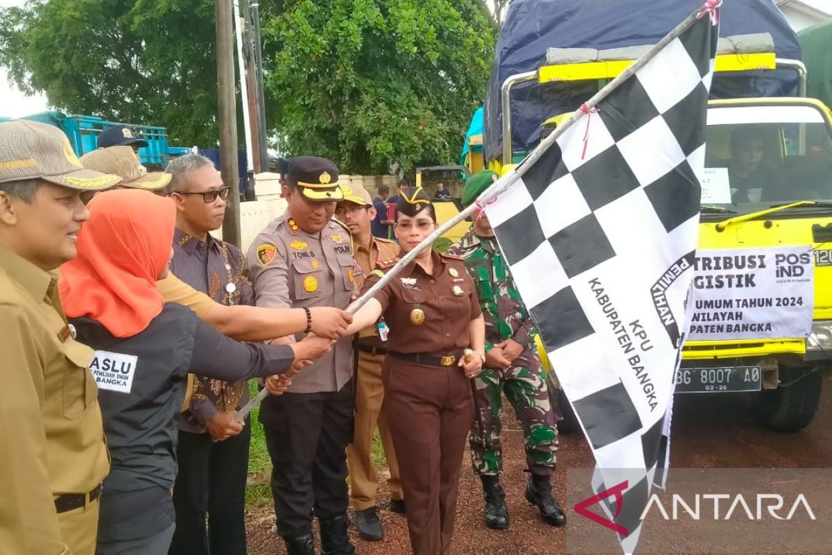 KPU Bangka mulai distribusi logistik ke wilayah terjauh