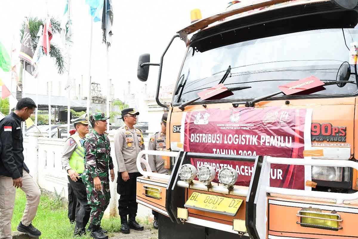 KIP Aceh Timur mulai distribusi logistik Pemilu 2024