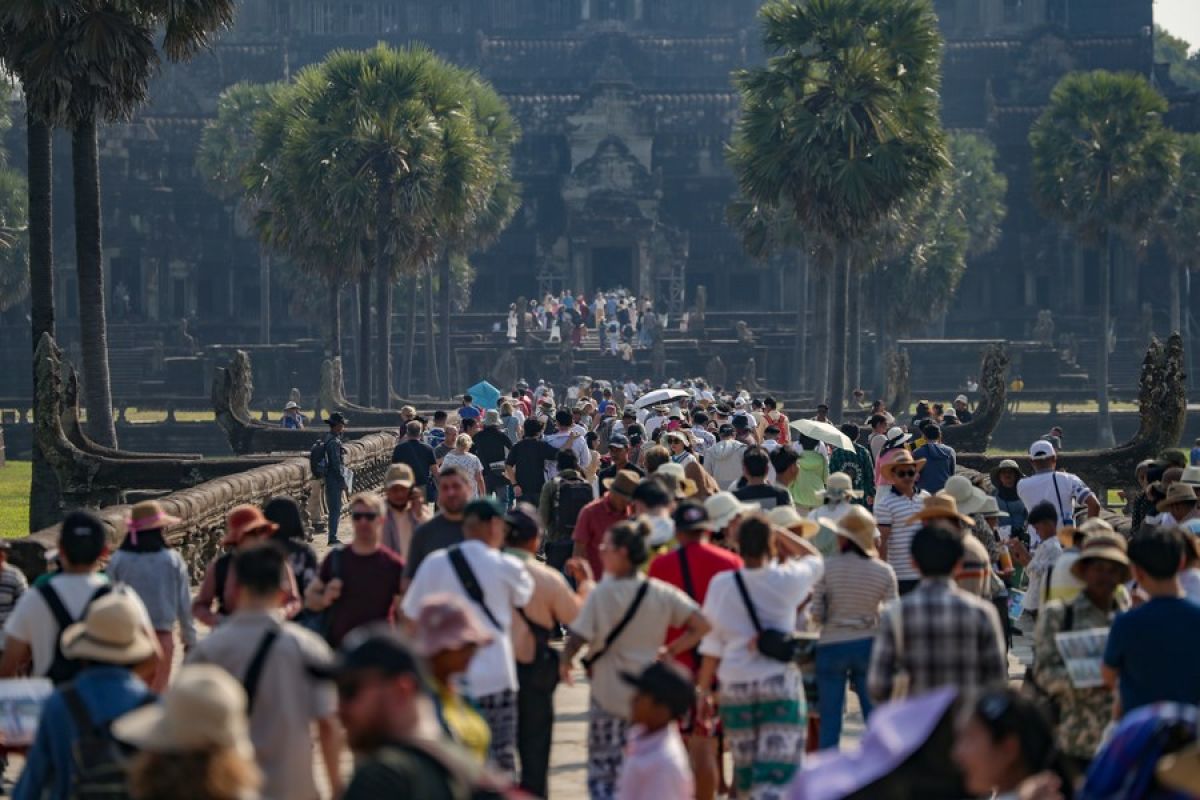 Lebih dari satu juta wisatawan bepergian di Kamboja saat  Imlek