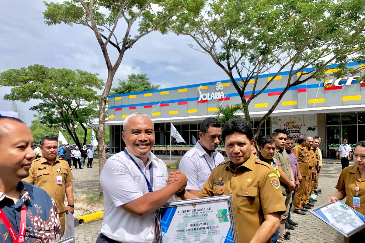 Bandara Pattimura  Ambon raih penghargaan kecelakaan nihil Bulan K3