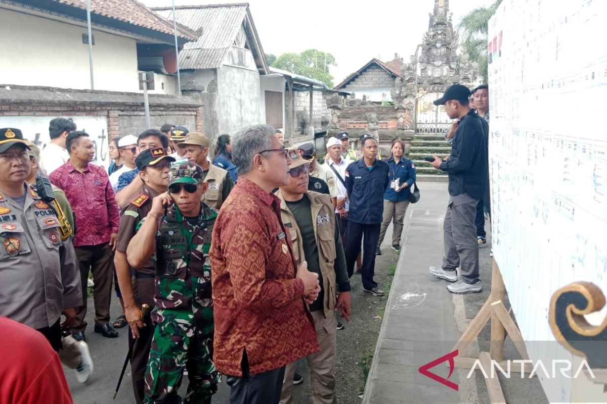 Bupati Gianyar dan Forkopimda tinjau kesiapan TPS