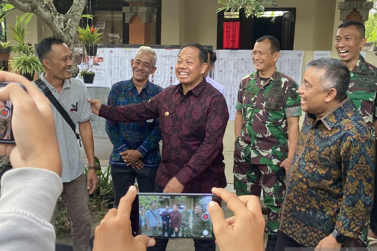 Gubernur Bali akui degdegan pertama kali nyoblos setelah purna