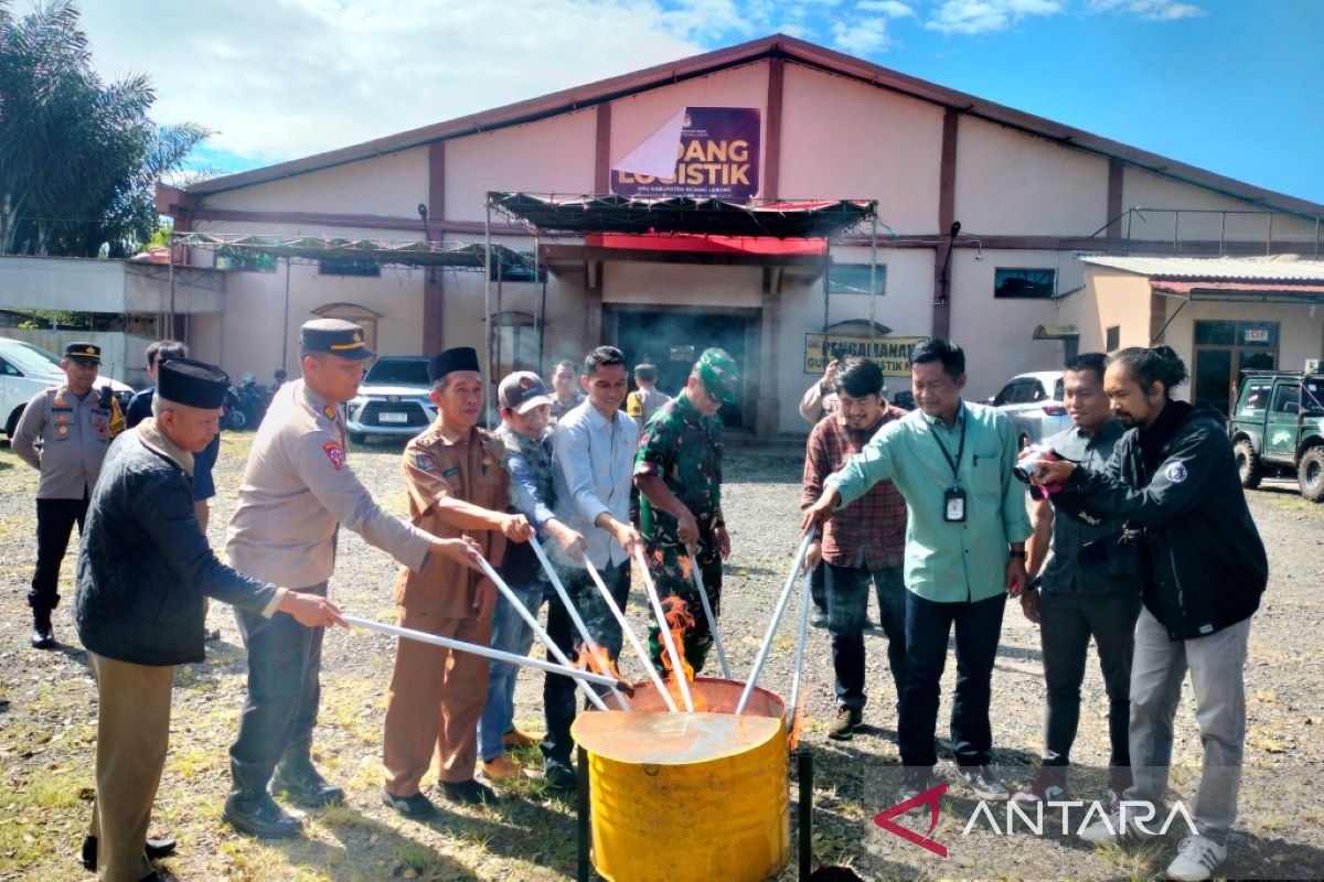 KPU Rejang Lebong pastikan tidak ada surat suara tersisa