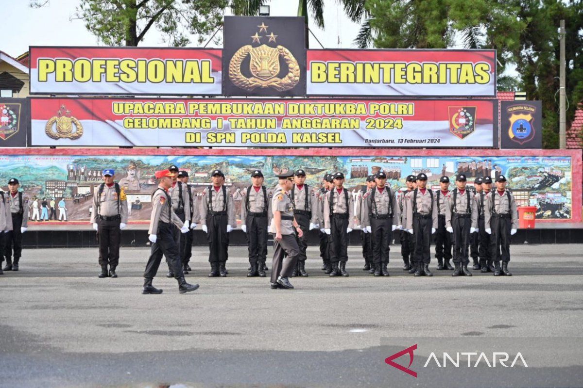 Polda Kalsel didik 181 calon Bintara