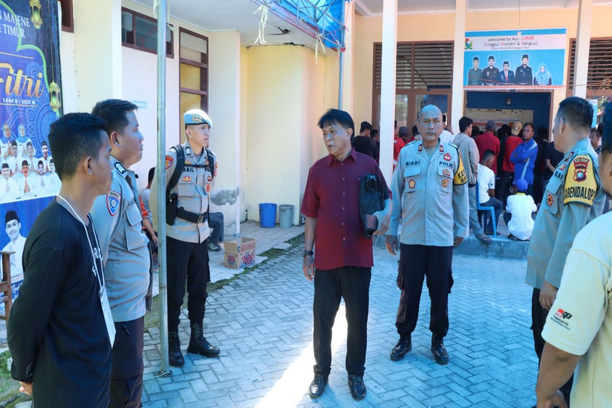 Divisi Propam Polri cek kesiapan pengamanan TPS di Majene Sulbar