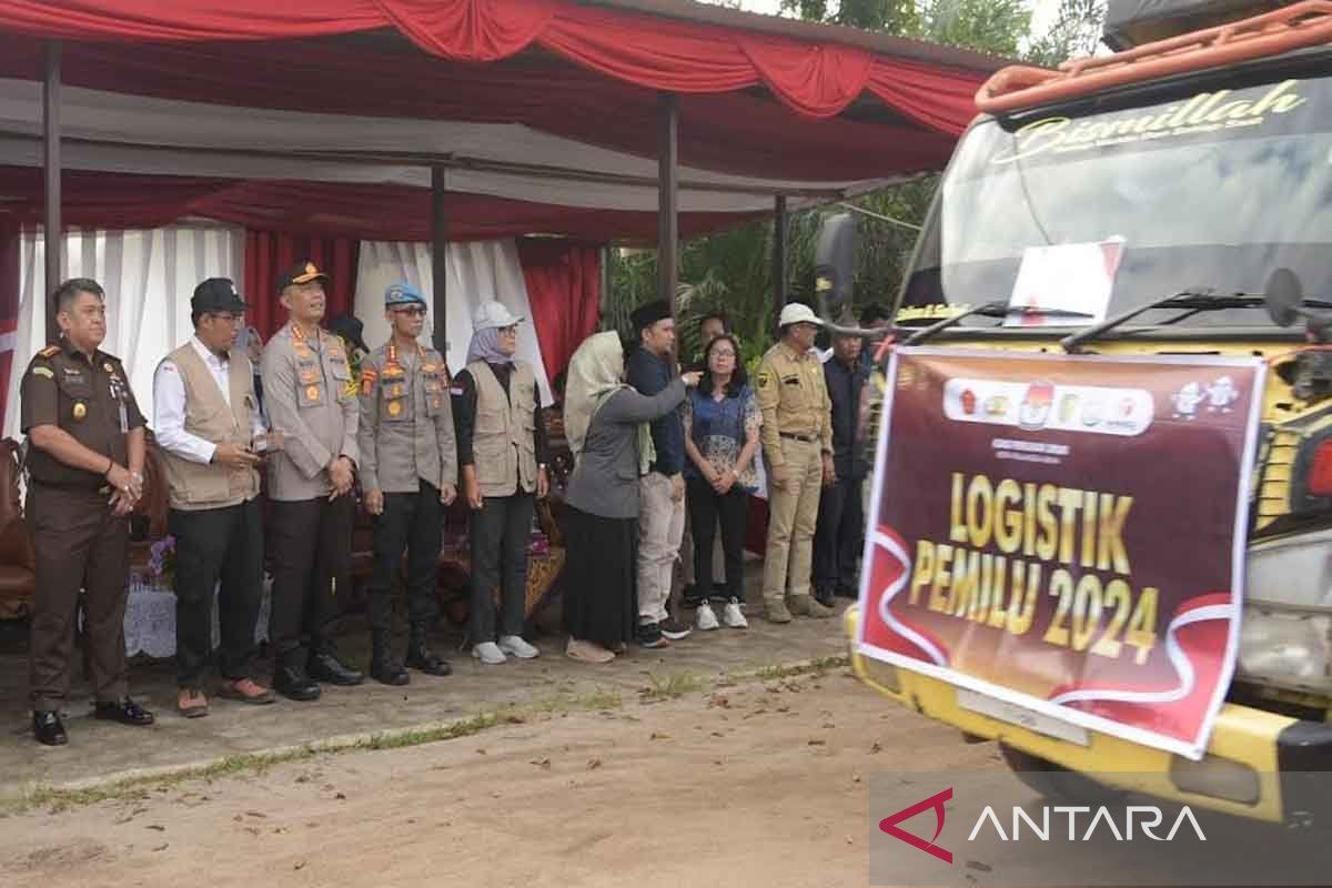 KPU Kota Palangka Raya mulai distribusikan logistik pemilu