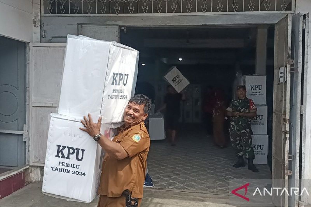 Logistik Pemilu sudah ada yang sampai ke KPPS
