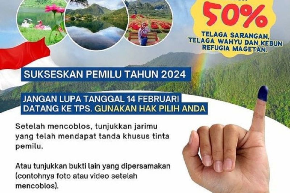 Magetan tingkatkan partisipasi pemilu dengan diskon wisata ke Sarangan