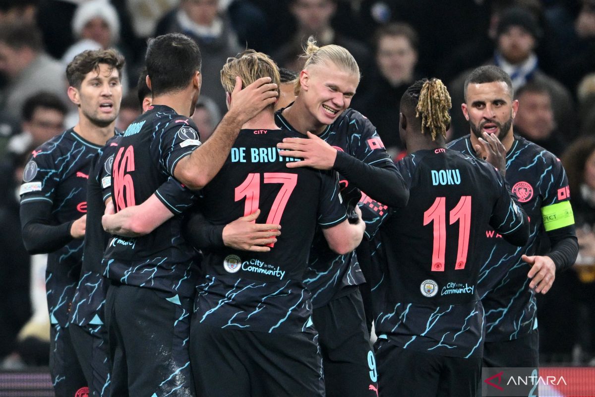 Manchester City menang 3-1 dari Copenhagen di leg pertama 16 besar Liga Champions