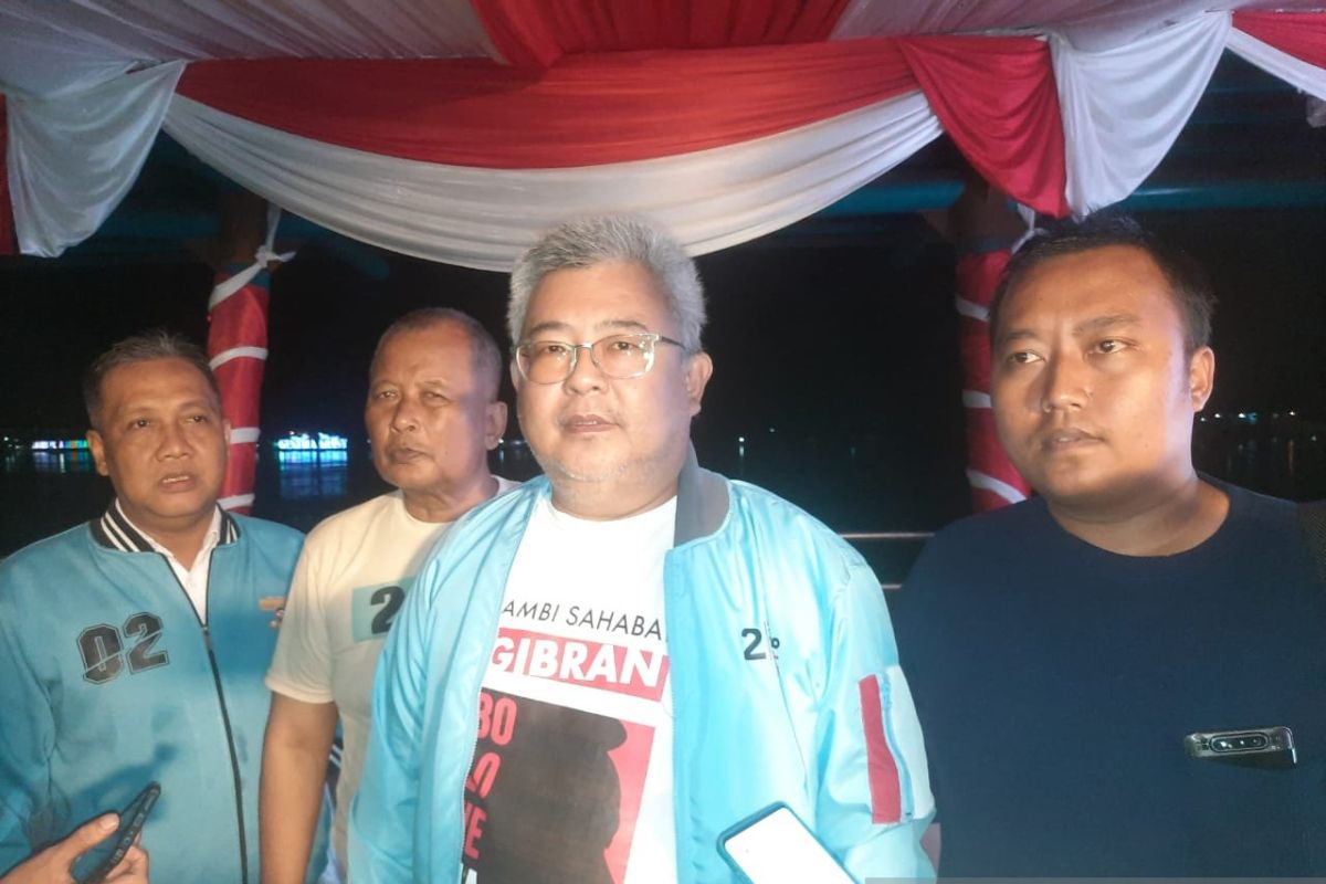 Relawan pemenangan Prabowo-Gibran Jambi optimistis menang satu putaran
