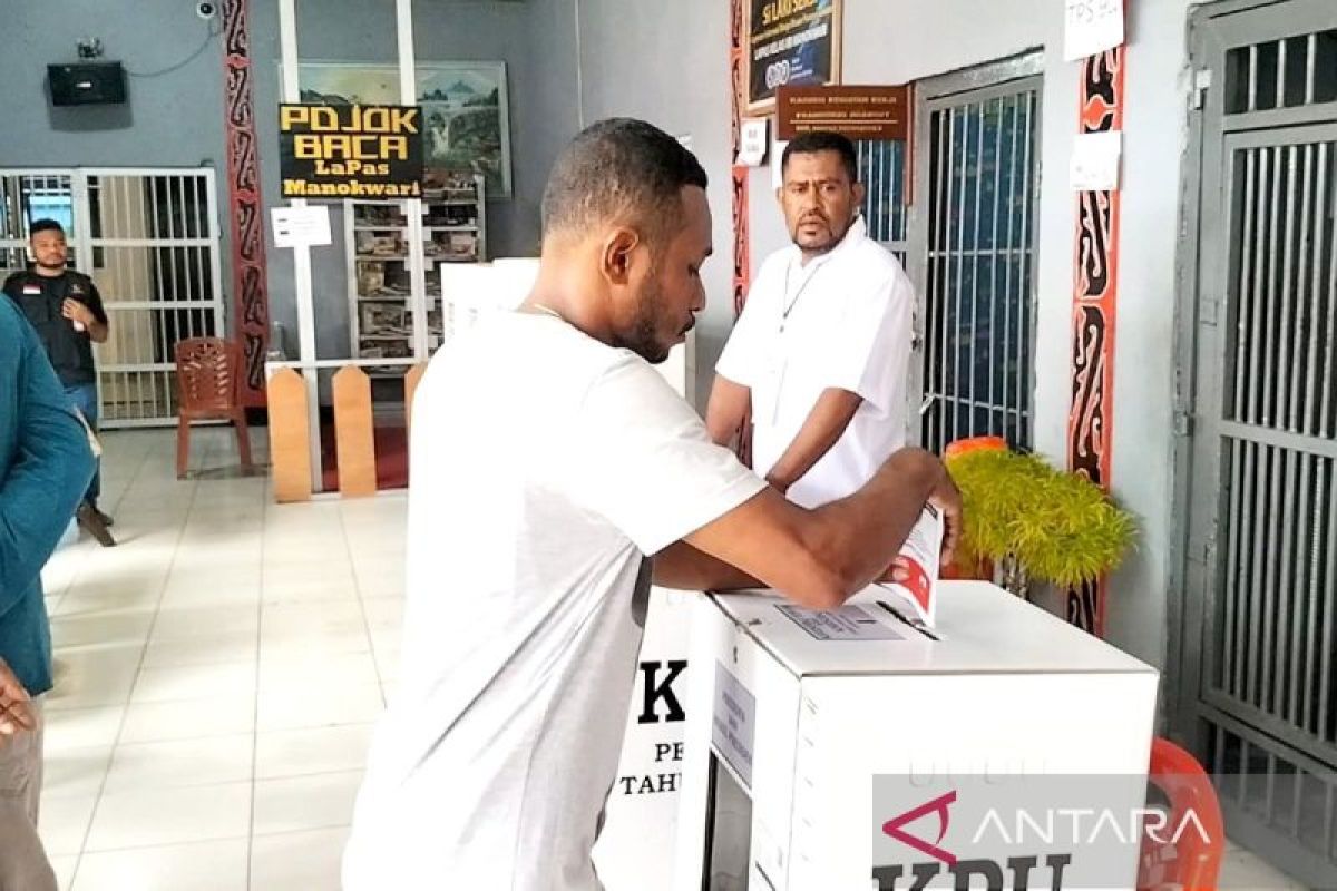 Kemenkumham Papua Barat sebut pemungutan suara di tujuh Lapas lancar