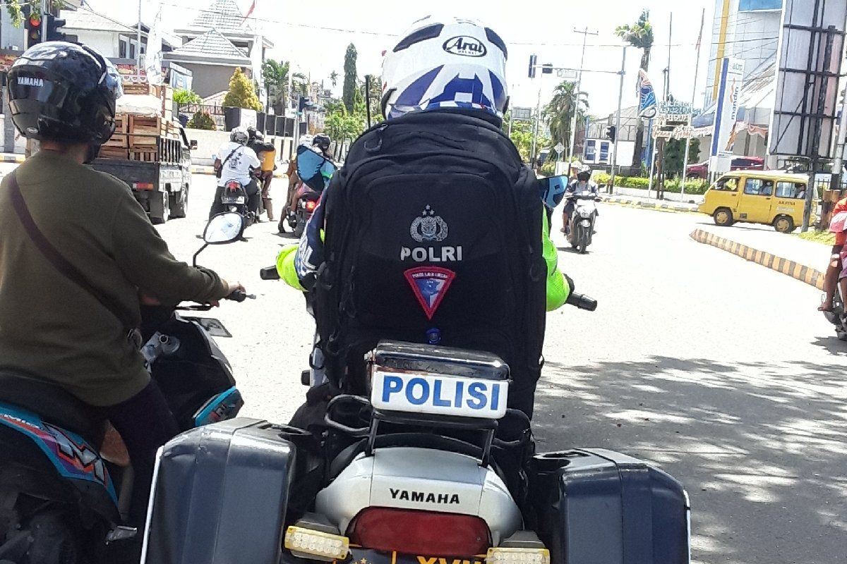 Personel gabungan TNI/Polri di Biak patroli beri kenyamanan Pemilu