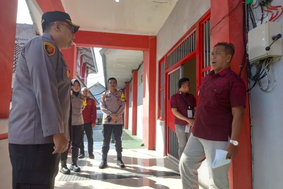 Kapolres Lampung Selatan tinjau keamanan TPS khusus di Rutan dan Lapas Narkotika