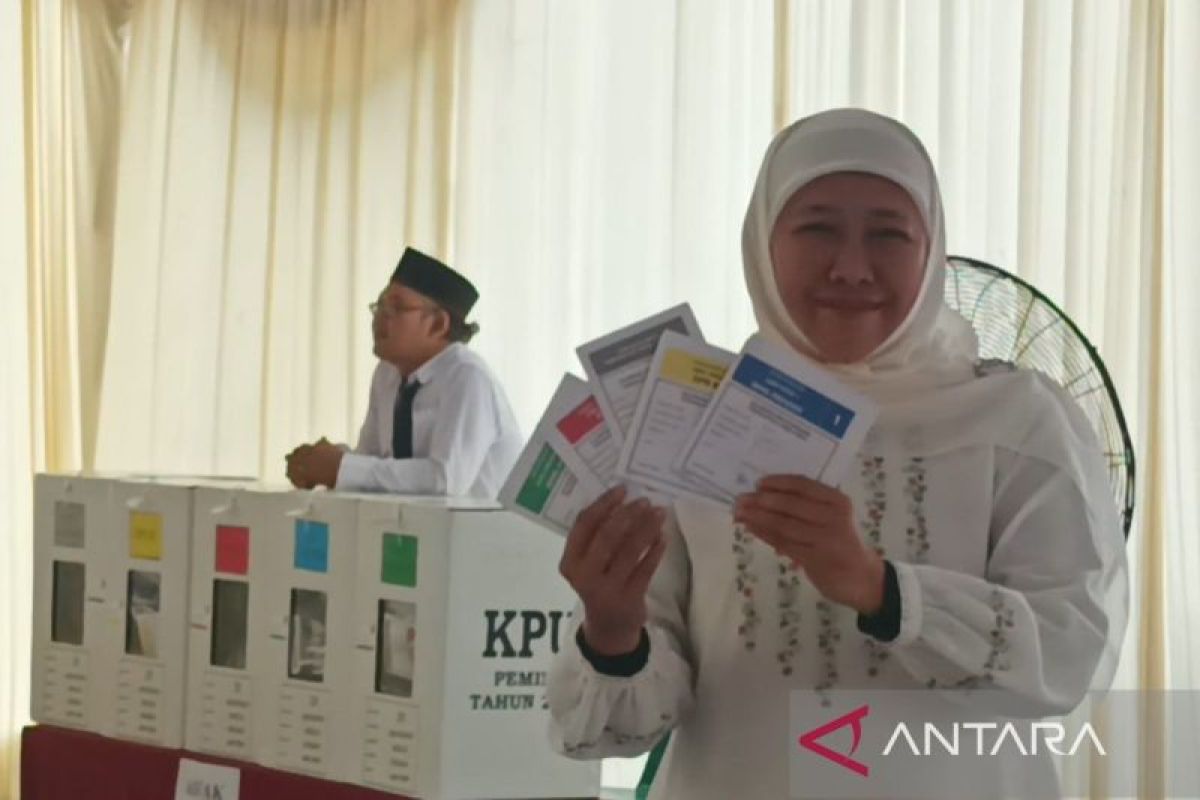 Khofifah apresiasi tingkat parmas Pemilu 2024 di Jatim