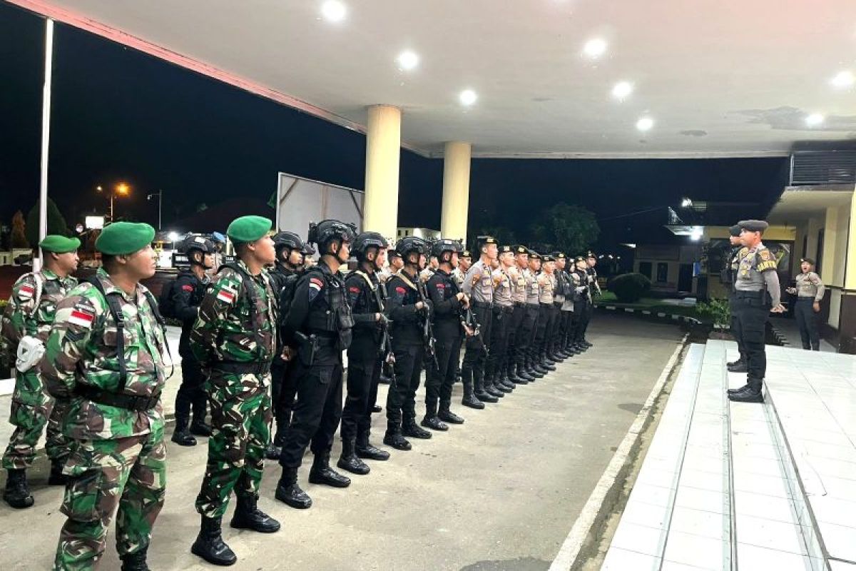 Polres Malinau gelar patroli malam skala besar gabungan TNI -- Polri