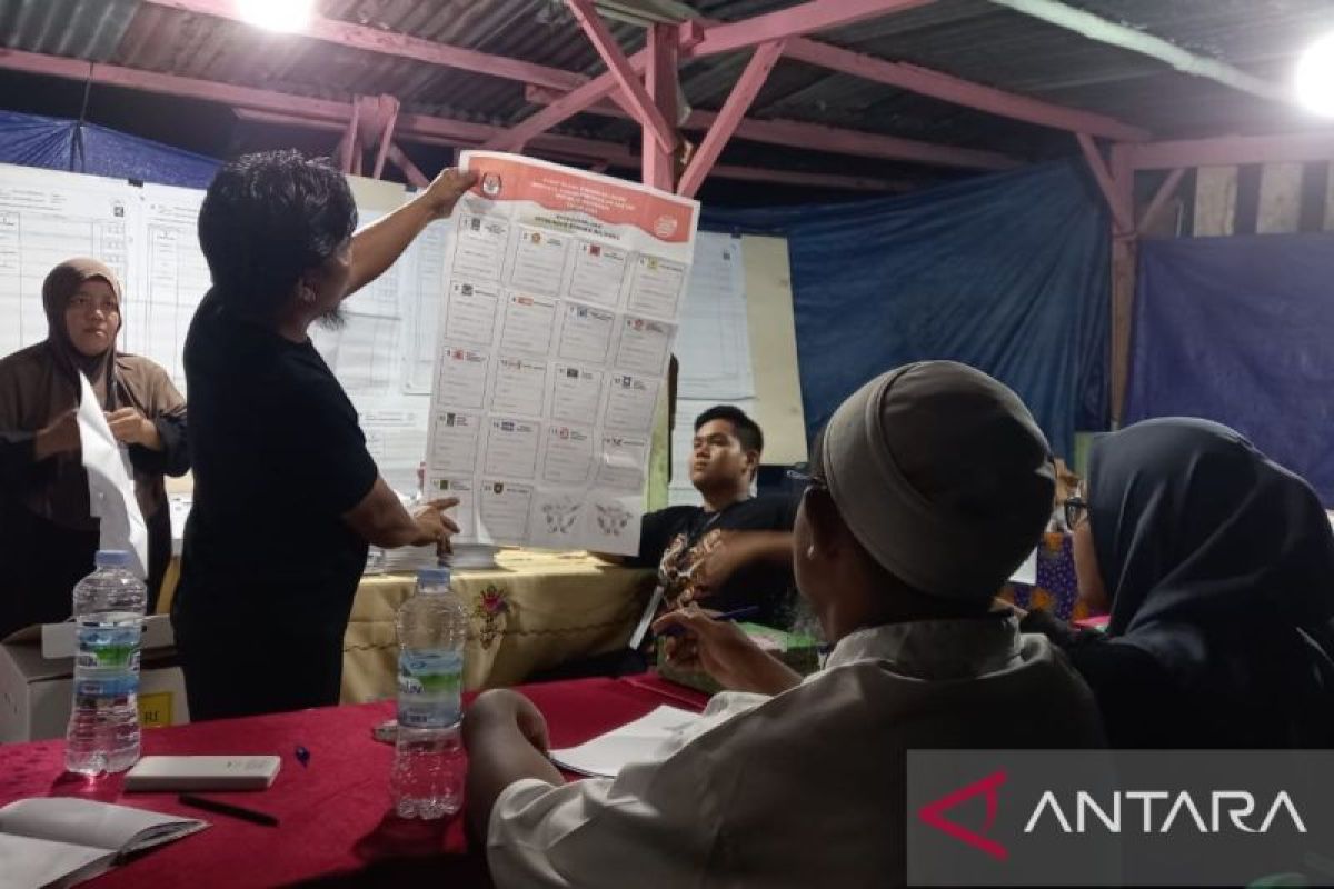 Prabowo-Gibran menang di TPS 7 Masjid Jami' Pangkalpinang