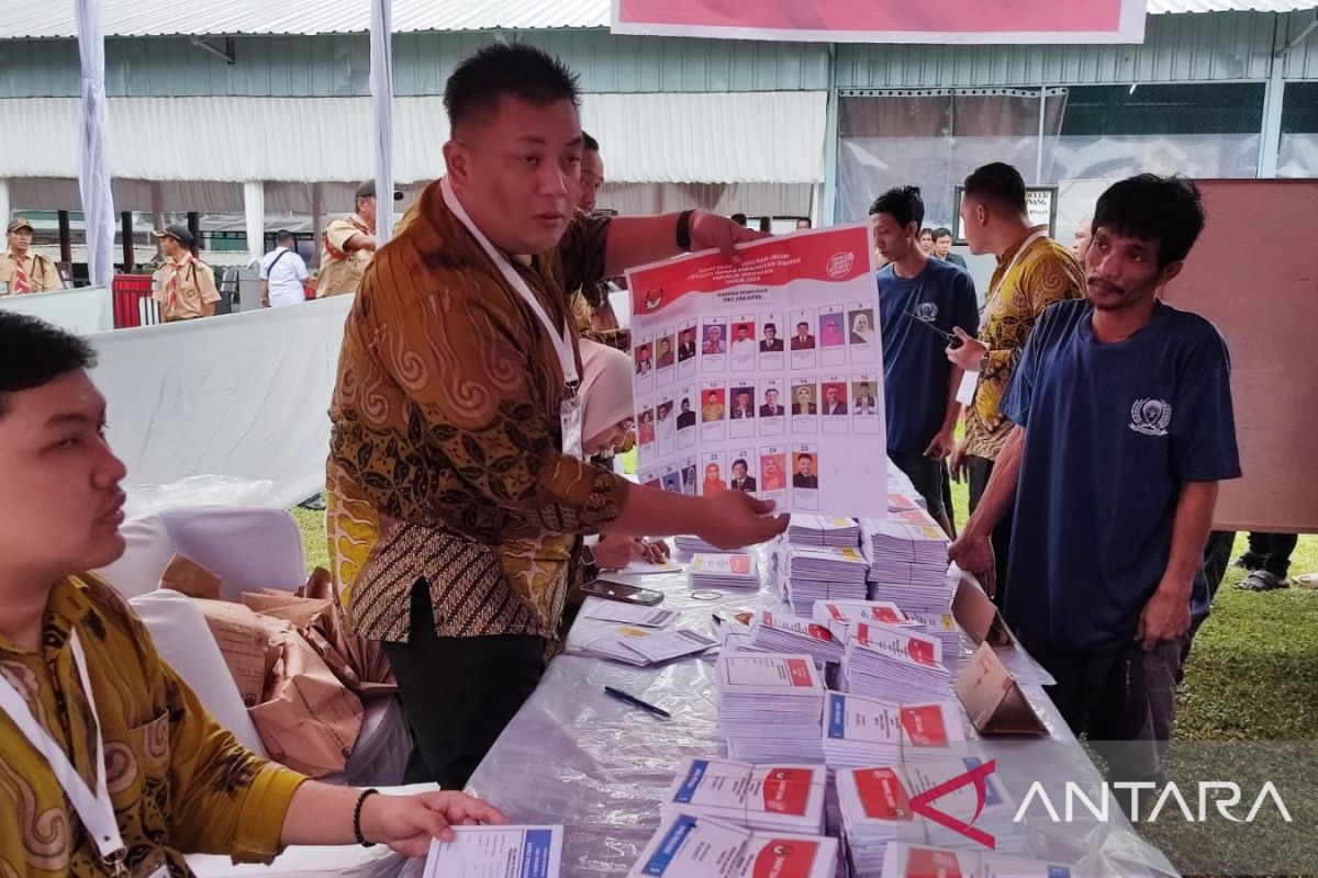 Ribuan warga binaan di Lapas Cipinang gunakan hak pilihnya