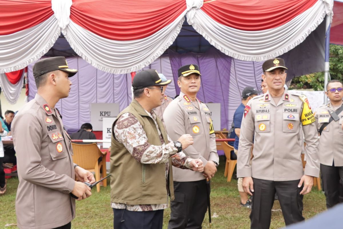 Pemungutan suara tetap dilakukan di beberapa TPS yang terdampak banjir