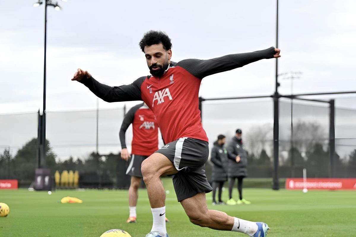 Mo Salah kembali berlatih bersama Liverpool setelah cedera hamstring