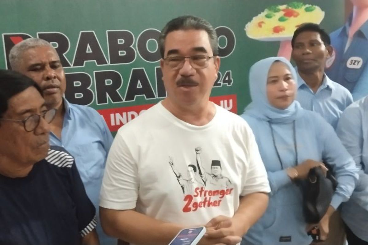 Tidak lakukan pawai, TKD Maluku Prabowo - Gibran syukuri hasil sementara hitung cepat