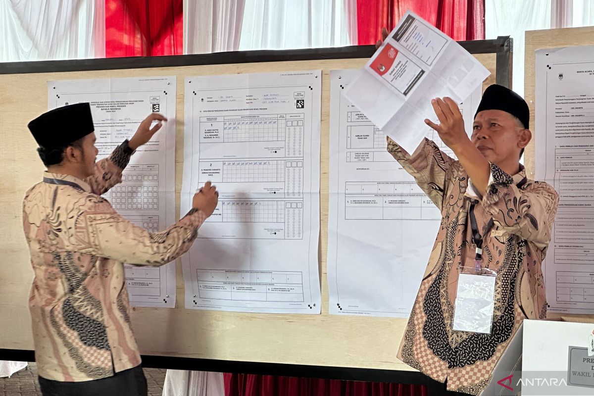 Pilpres 2024 - Anies-Muhaimin unggul di TPS tempat Megawati mencoblos