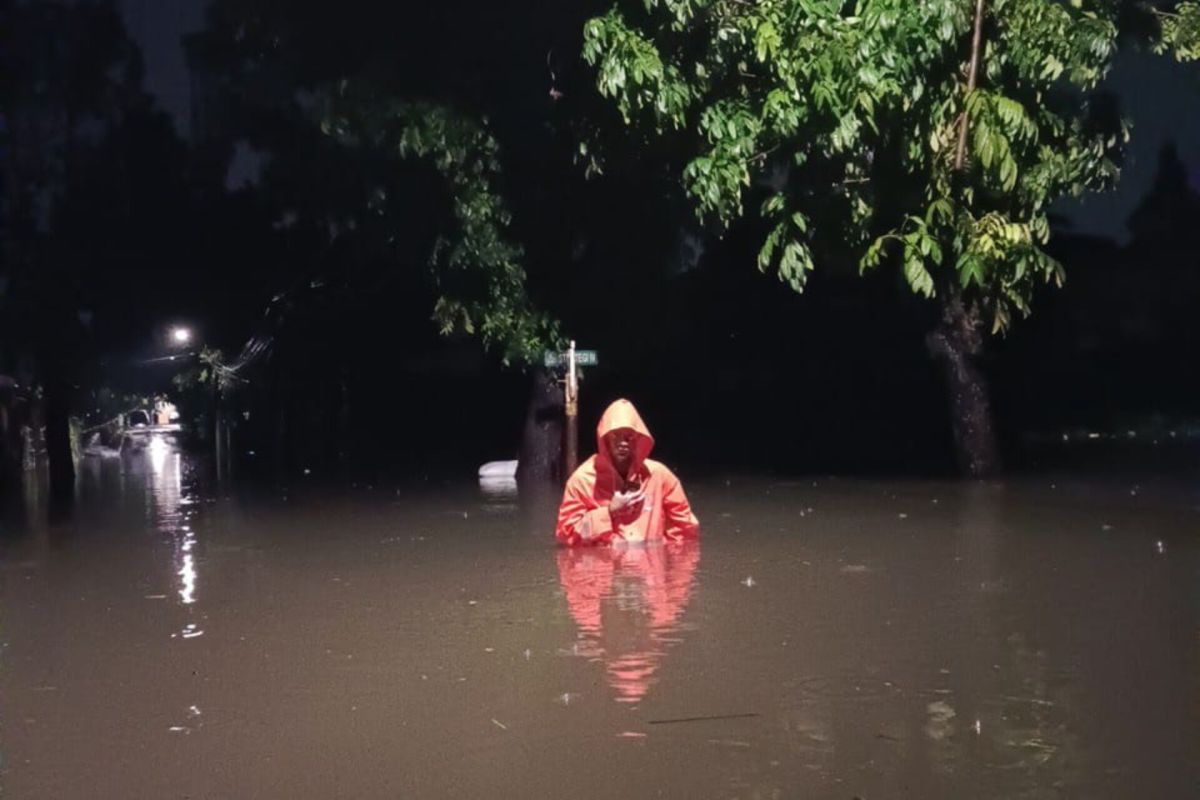 Tujuh RT dan 21 ruas jalan terdampak banjir di Jakarta